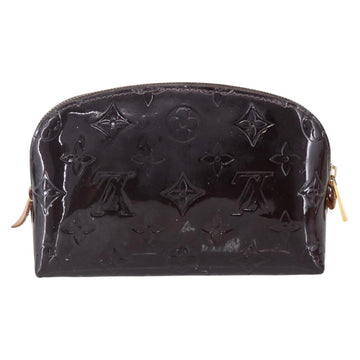 LOUIS VUITTON Vernis Pochette Cosmetic PM Pouch Amarante M91495 LV Auth 150586 - 0