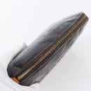 LOUIS VUITTON Vernis Pochette Cosmetic PM Pouch Amarante M91495 LV Auth 150586-5