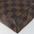 LOUIS VUITTON Damier Ebene Poche Toilette 26 Pouch N47543 LV Auth 150587-15