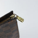 LOUIS VUITTON Damier Ebene Poche Toilette 26 Pouch N47543 LV Auth 150587-9