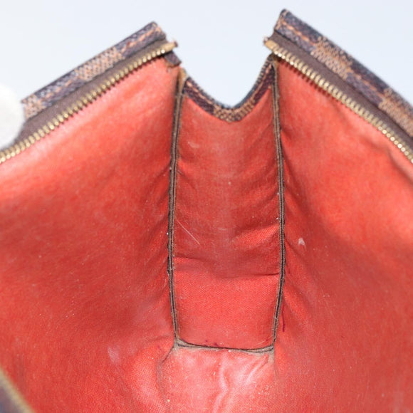 LOUIS VUITTON Damier Ebene Poche Toilette 26 Pouch N47543 LV Auth 150587