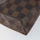 LOUIS VUITTON Damier Ebene Poche Toilette 26 Pouch N47543 LV Auth 150587-14