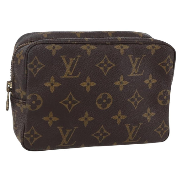 LOUIS VUITTON Monogram Trousse Toilette 18 Pouch M47526 LV Auth 150589