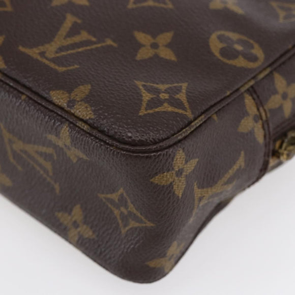 LOUIS VUITTON Monogram Trousse Toilette 18 Pouch M47526 LV Auth 150589