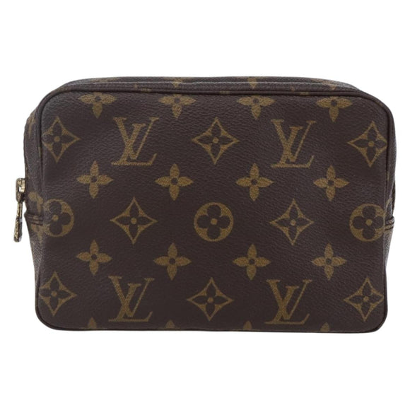 LOUIS VUITTON Monogram Trousse Toilette 18 Pouch M47526 LV Auth 150589