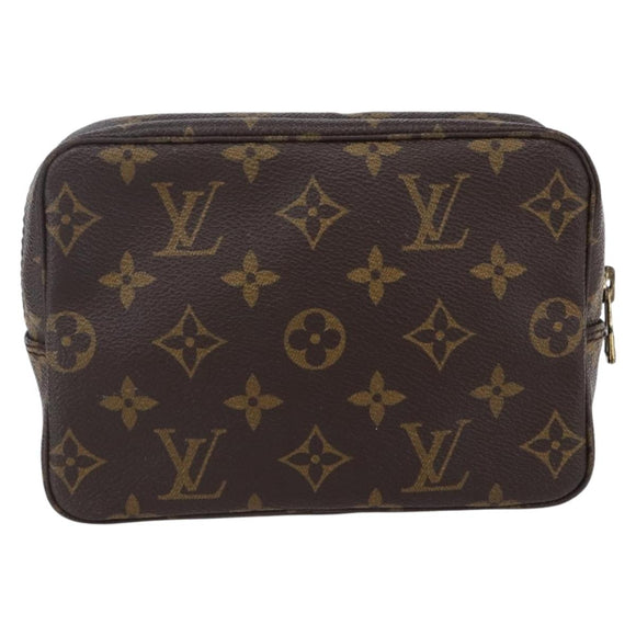 LOUIS VUITTON Monogram Trousse Toilette 18 Pouch M47526 LV Auth 150589
