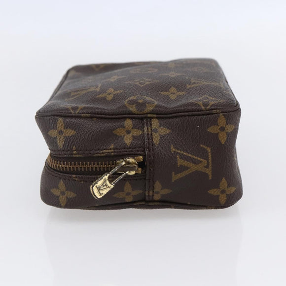 LOUIS VUITTON Monogram Trousse Toilette 18 Pouch M47526 LV Auth 150589