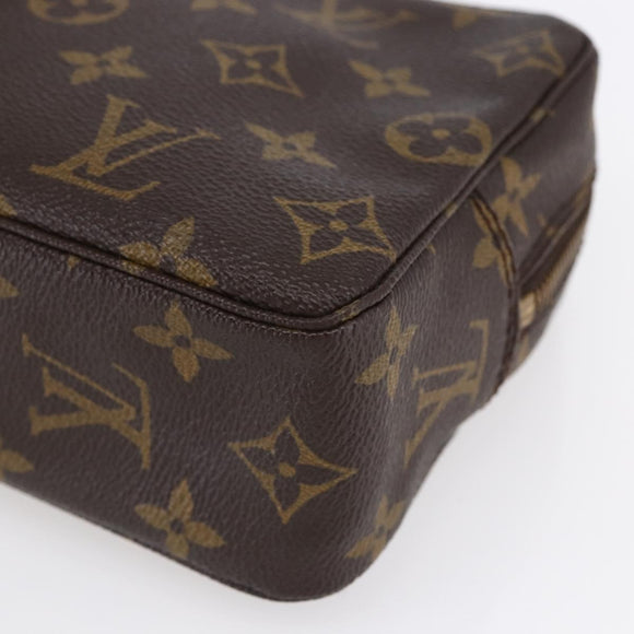 LOUIS VUITTON Monogram Trousse Toilette 18 Pouch M47526 LV Auth 150589