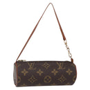 LOUIS VUITTON Monogram Papillon Pouch LV Auth 150590-1