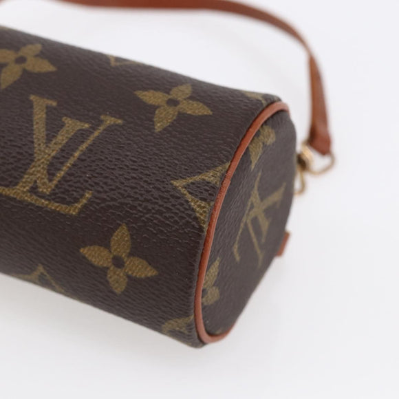 LOUIS VUITTON Monogram Papillon Pouch LV Auth 150590