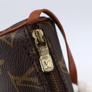 LOUIS VUITTON Monogram Papillon Pouch LV Auth 150590-10