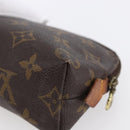 LOUIS VUITTON Monogram Pochette Cosmetic PM Pouch M43998 LV Auth 150591-15
