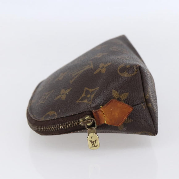 LOUIS VUITTON Monogram Pochette Cosmetic PM Pouch M43998 LV Auth 150591