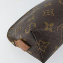LOUIS VUITTON Monogram Pochette Cosmetic PM Pouch M43998 LV Auth 150592-16