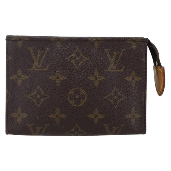 LOUIS VUITTON Monogram Poche Toilette 15 Pouch M47546 LV Auth 150595