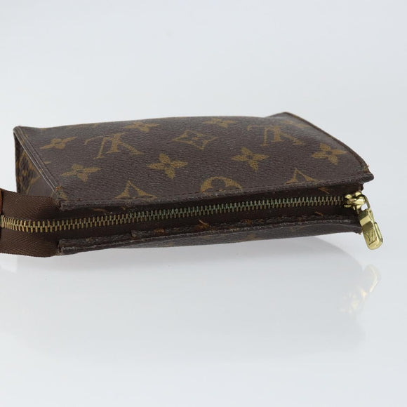 LOUIS VUITTON Monogram Poche Toilette 15 Pouch M47546 LV Auth 150596