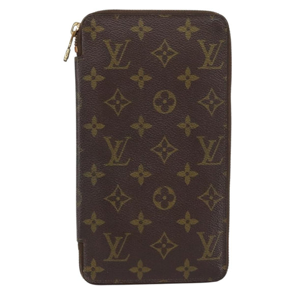 LOUIS VUITTON Monogram Organizer De Voyage Travel Case M60119 LV Auth 150601