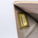 CHANEL Matelasse Compact Wallet Leather Gold CC Auth 150602-24