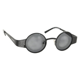 PRADA Sunglasses metal Black SPR511 Auth 150604V