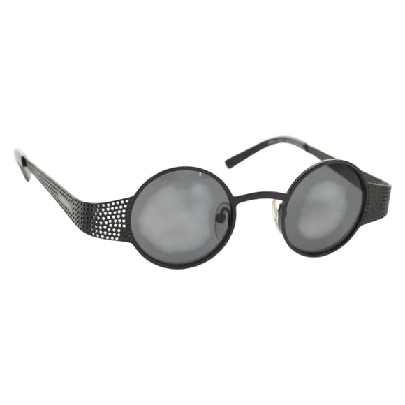 PRADA Sunglasses metal Black SPR511 Auth 150604V