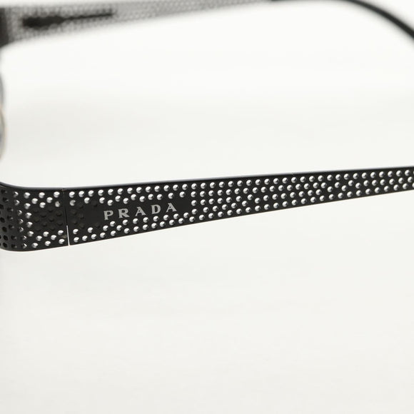 PRADA Sunglasses metal Black SPR511 Auth 150604V