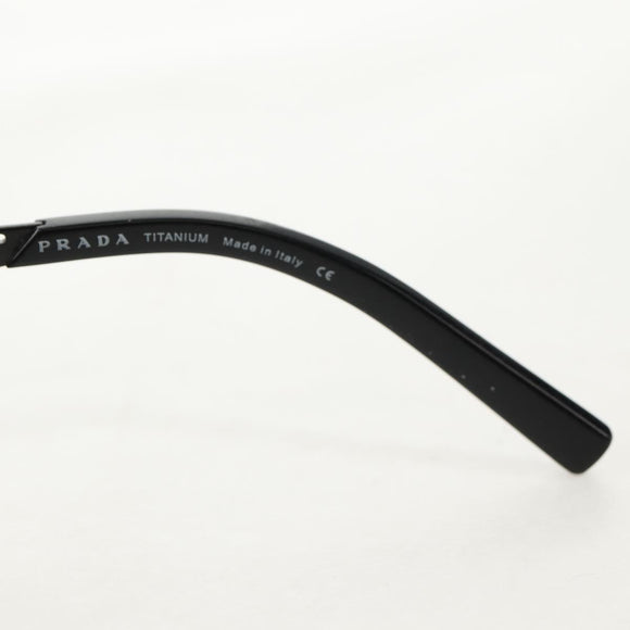 PRADA Sunglasses metal Black SPR511 Auth 150604V