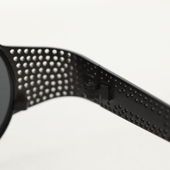 PRADA Sunglasses metal Black SPR511 Auth 150604V