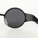 PRADA Sunglasses metal Black SPR511 Auth 150604V-8
