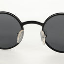 PRADA Sunglasses metal Black SPR511 Auth 150604V-9