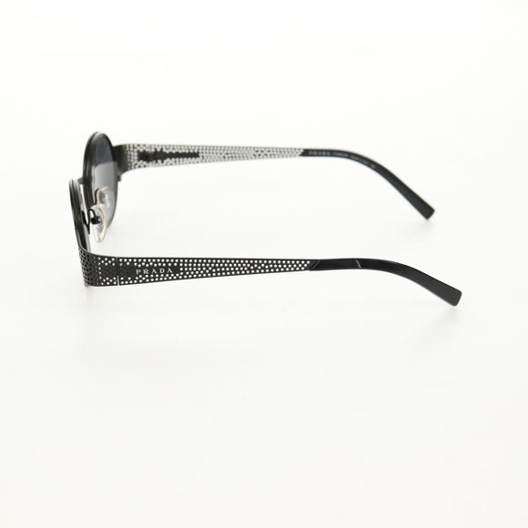PRADA Sunglasses metal Black SPR511 Auth 150604V