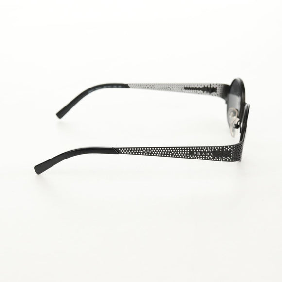 PRADA Sunglasses metal Black SPR511 Auth 150604V