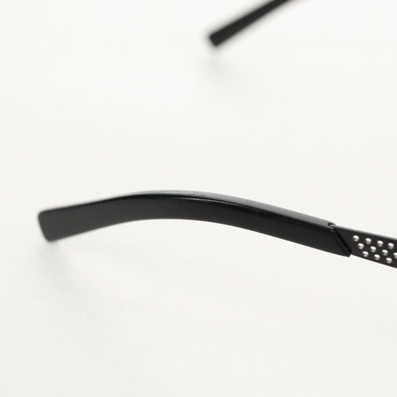 PRADA Sunglasses metal Black SPR511 Auth 150604V