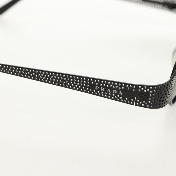 PRADA Sunglasses metal Black SPR511 Auth 150604V