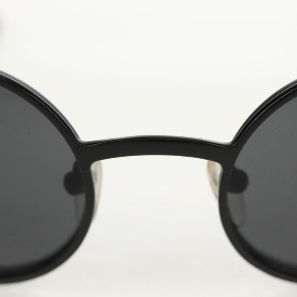 PRADA Sunglasses metal Black SPR511 Auth 150604V