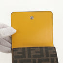 FENDI Zucca Canvas Compact Wallet PVC FENDI x FRGMT x POKMON Black Auth 150605M-18