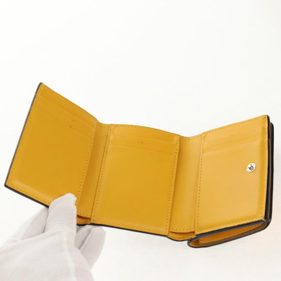 FENDI Zucca Canvas Compact Wallet PVC FENDI x FRGMT x POKMON Black Auth 150605M