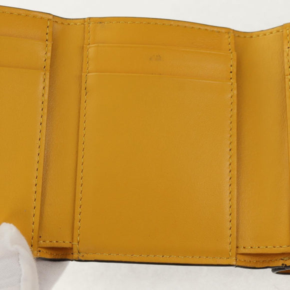 FENDI Zucca Canvas Compact Wallet PVC FENDI x FRGMT x POKMON Black Auth 150605M