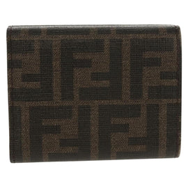 FENDI Zucca Canvas Compact Wallet PVC FENDI x FRGMT x POKMON Black Auth 150605M - 0