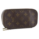 LOUIS VUITTON Monogram Trousse Brush PM Cosmetic Pouch M47510 LV Auth 150607-1