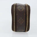 LOUIS VUITTON Monogram Trousse Brush PM Cosmetisch Tasje M47510 LV Auth 150607-3