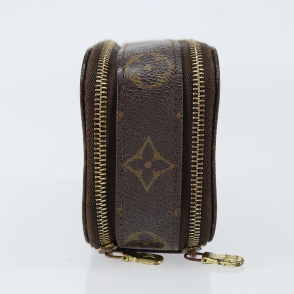 LOUIS VUITTON Monogram Trousse Brush PM Cosmetisch Tasje M47510 LV Auth 150607