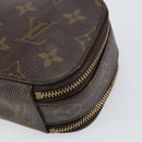 LOUIS VUITTON Monogram Trousse Brush PM Cosmetisch Tasje M47510 LV Auth 150607-14