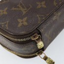 LOUIS VUITTON Monogram Trousse Brush PM Cosmetisch Tasje M47510 LV Auth 150607-15