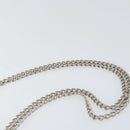 CHANEL Chain Shoulder Bag Vinyl Red Silver CC Auth 150609-8