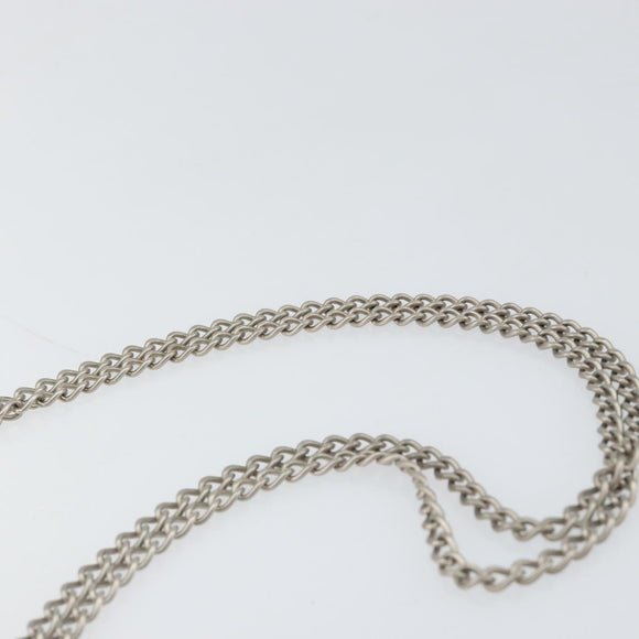 CHANEL Chain Shoulder Bag Vinyl Red Silver CC Auth 150609