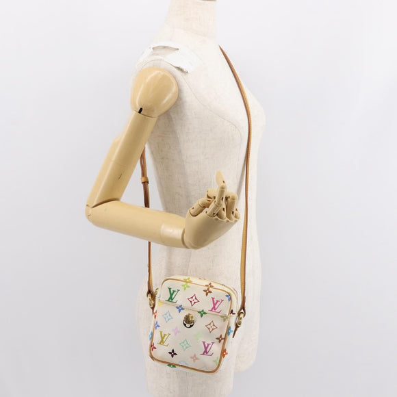 LOUIS VUITTON Monogram Multicolor Lift Shoulder Bag White M40055 LV Auth 150612