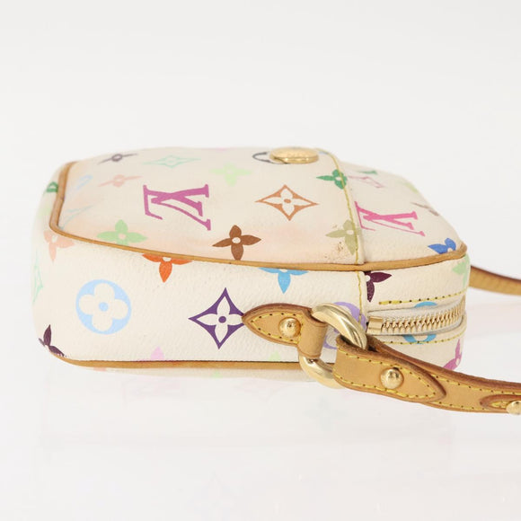 LOUIS VUITTON Monogram Multicolor Lift Shoulder Bag White M40055 LV Auth 150612