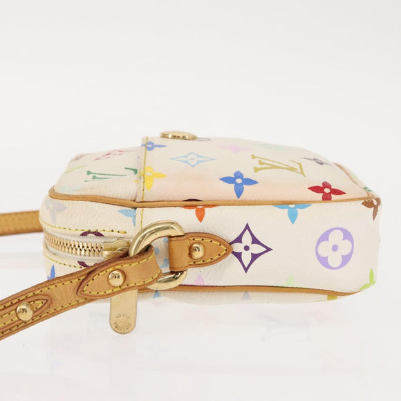 LOUIS VUITTON Monogram Multicolor Lift Shoulder Bag White M40055 LV Auth 150612