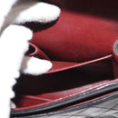 CHANEL Chain Double Flap Matelasse 23 Bag Leather Black Gold CC Auth 150616-25