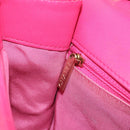 CHANEL Mini Matelasse Chain Shoulder Bag Lamb Skin Pink Gold CC Auth 150617-20